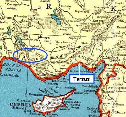 Tarsus and the Taurus Mountains