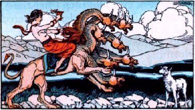 The dragon and the Lamb
