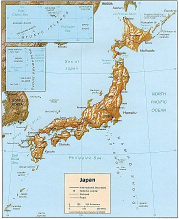 Map of Japan